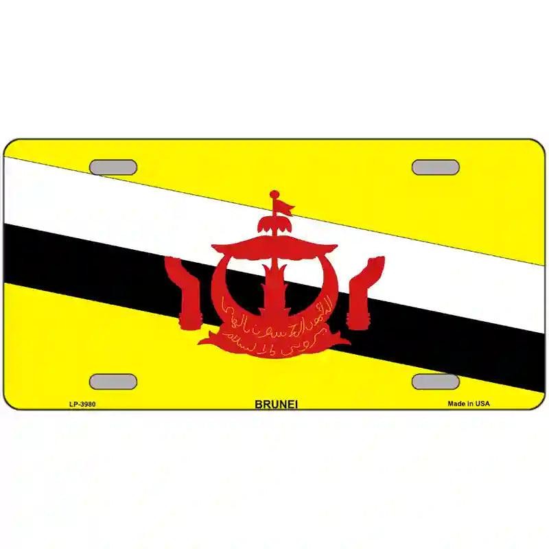 Brunei Flag Metal sign