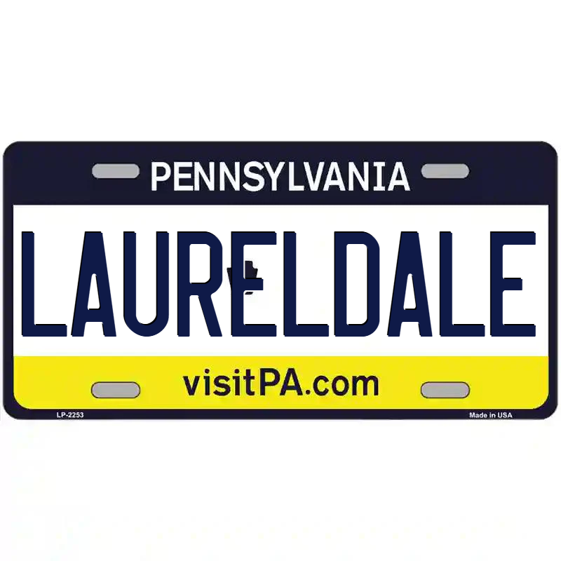 Lauderdale Pennsylvania Metal Sign
