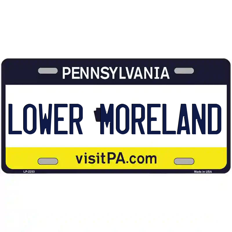 Lower Moreland Pennsylvania Metal Sign