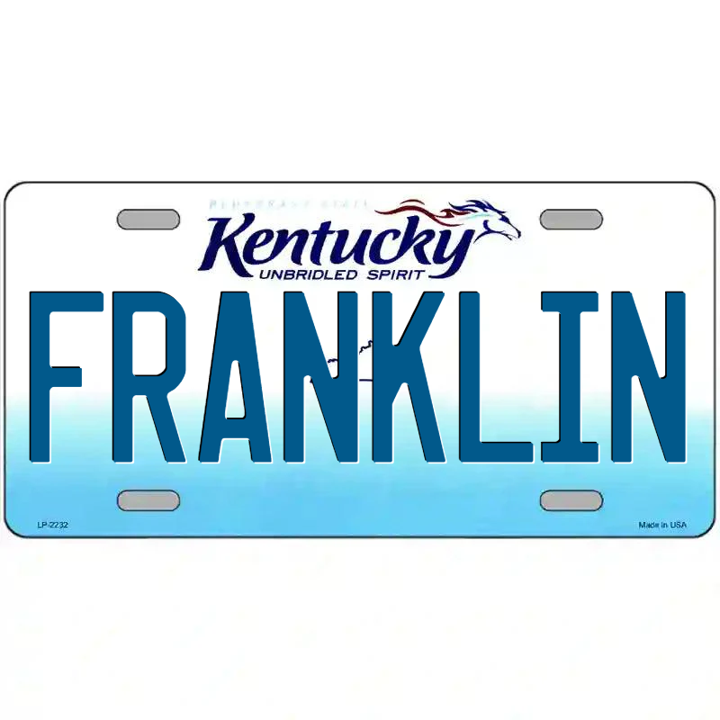 Franklin Kentucky Metal Sign