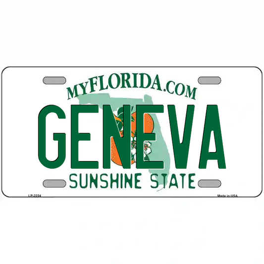 Geneva Florida Metal Sign