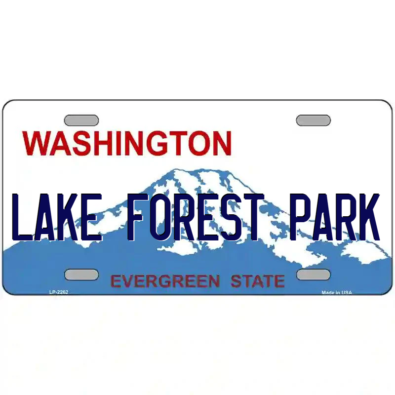 Lake Forest Park Washington Metal Sign