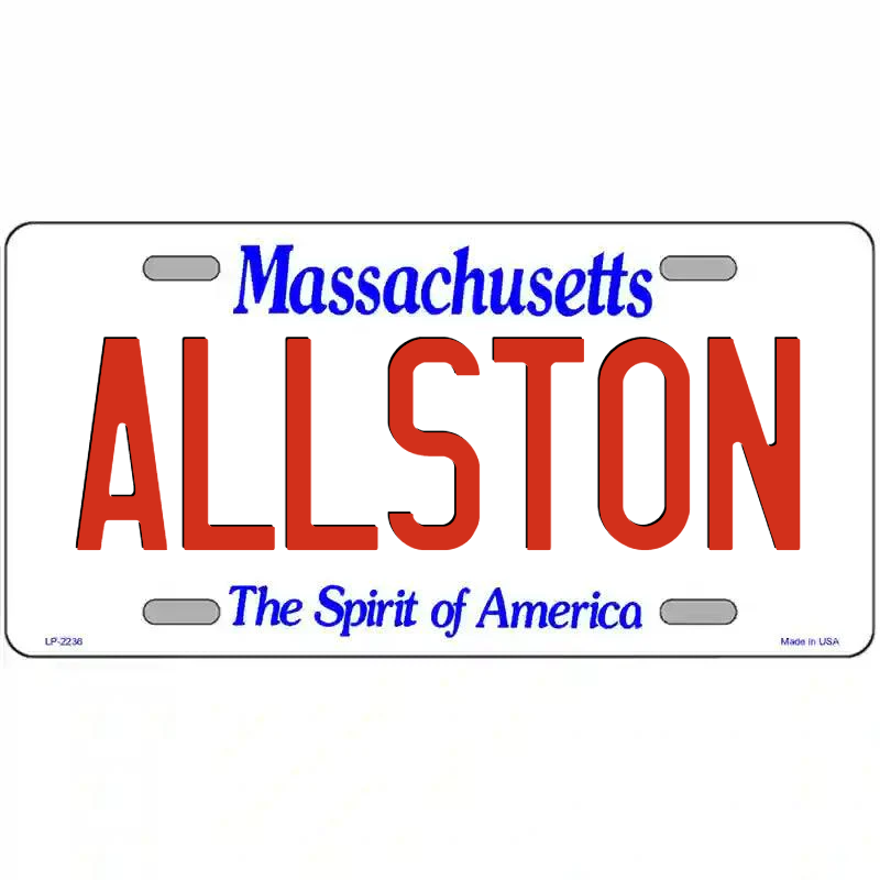 Allston Massachusetts Metal Sign