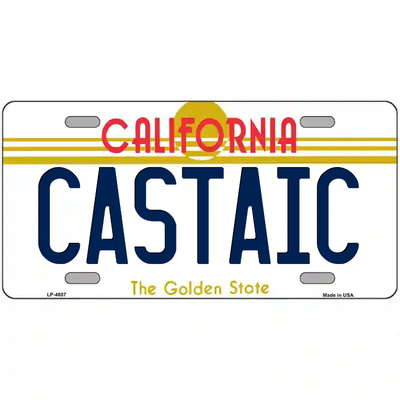 Castaic California Metal Sign