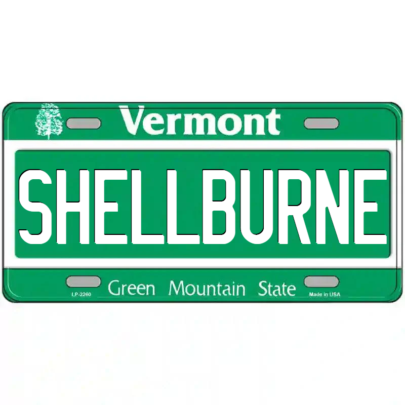 Shellburne Vermont Metal Sign