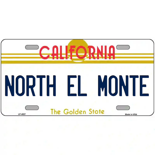 North El Monte California Metal Sign