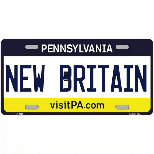 New Britain Pennsylvania Metal Sign