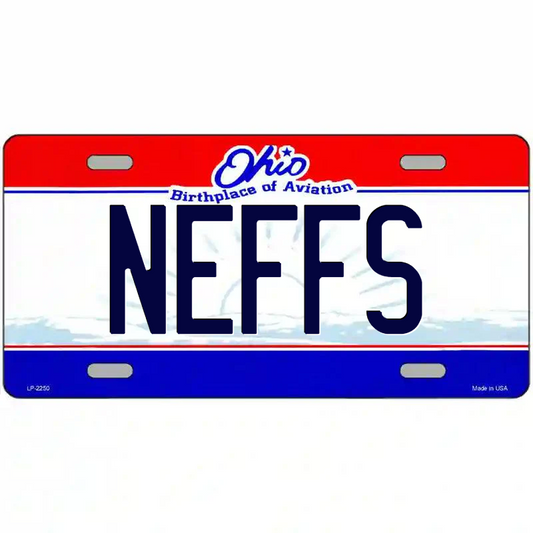 Neffs Ohio Metal Sign