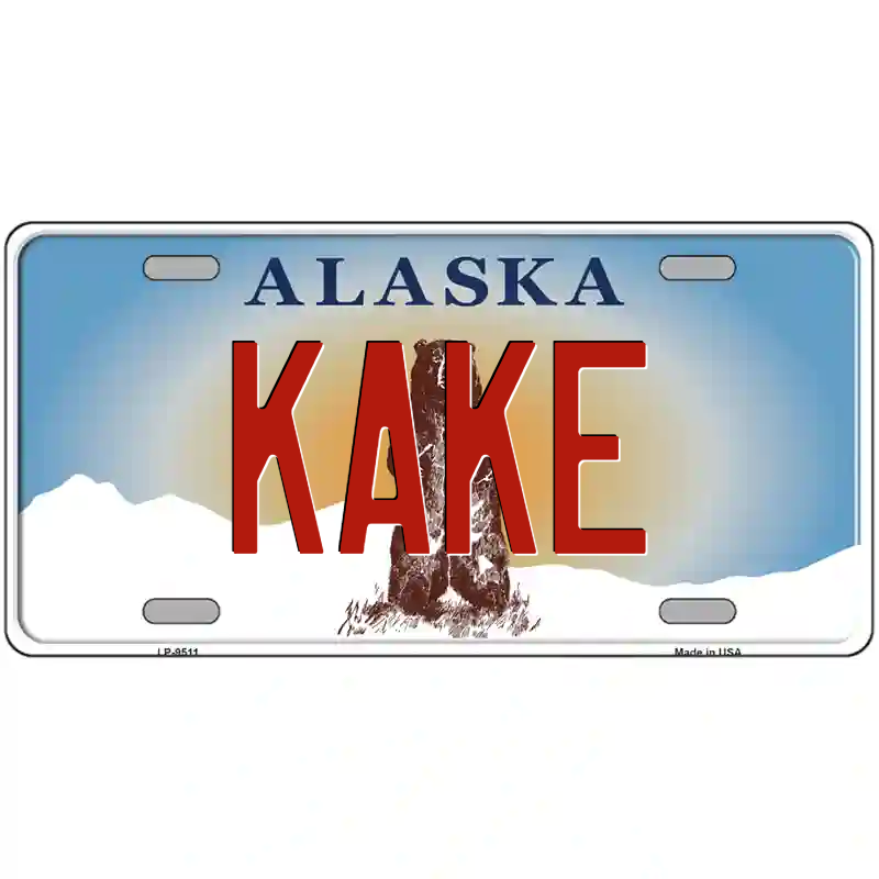 Kake Alaska Metal Sign