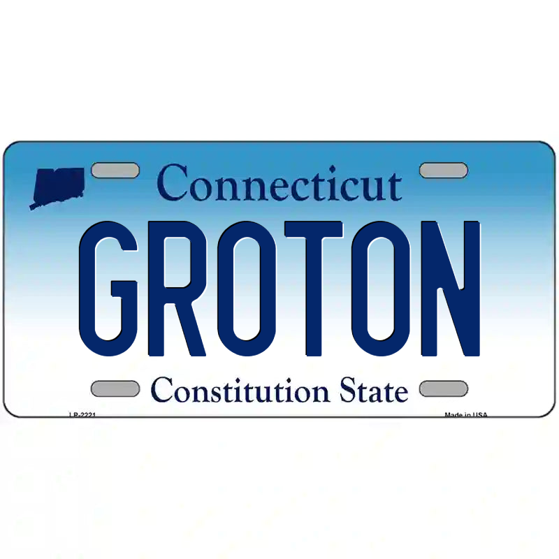 Groton Connecticut Metal Sign