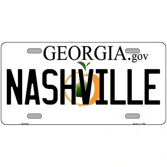 Nashville Georgia Metal Sign