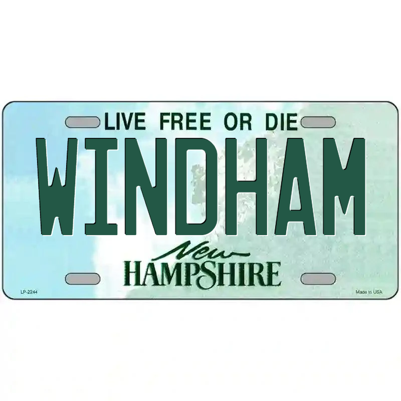 Windham New Hampshire Metal Sign