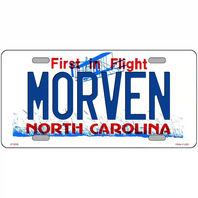 Morven North Carolina Metal Sign