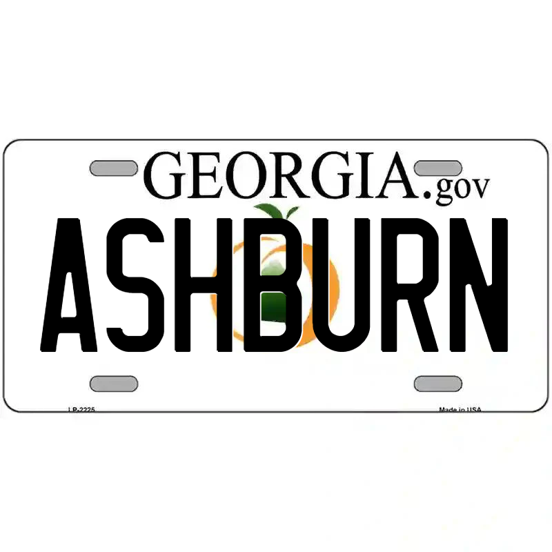 Ashburn Georgia Metal Sign