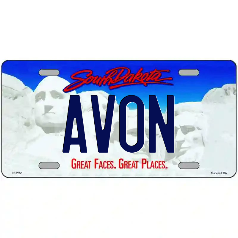 Avon South Dakota Metal Sign