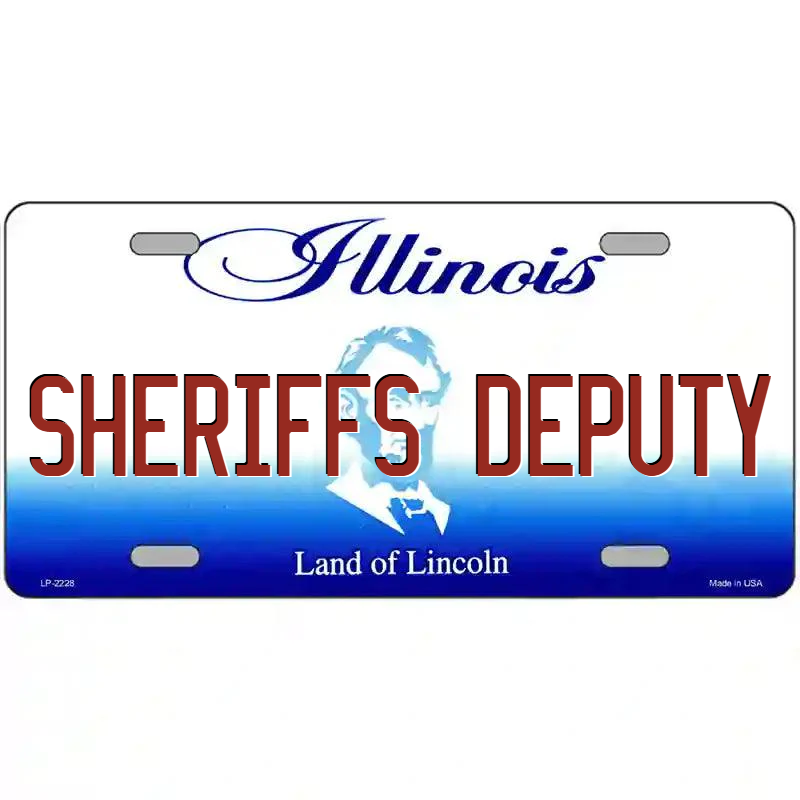 Sheriff's Deputy Illinois Metal Sign