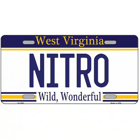 Nitro West Virginia Metal Sign