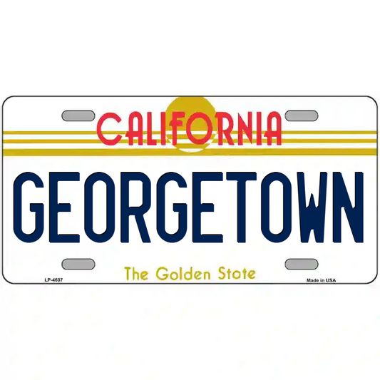Georgetown California Metal Sign