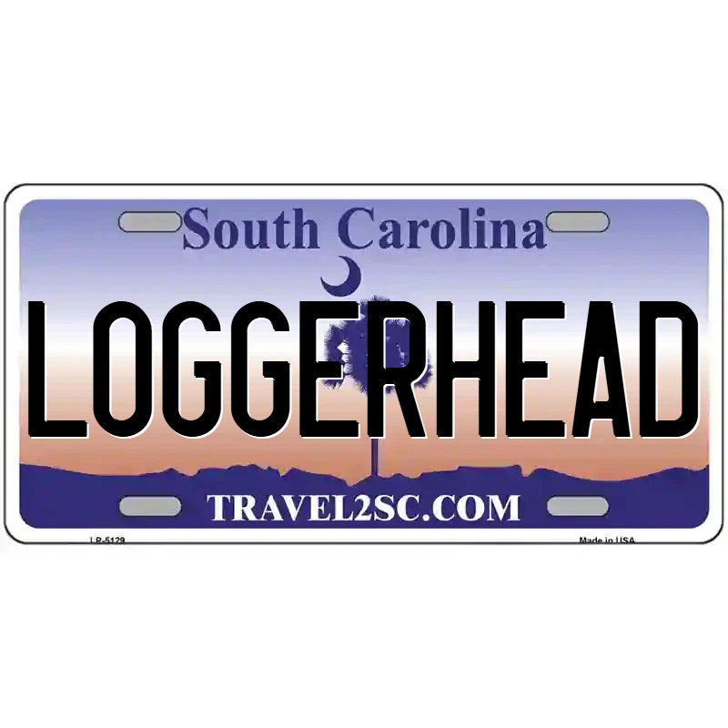 Loggerhead South Carolina Metal Sign