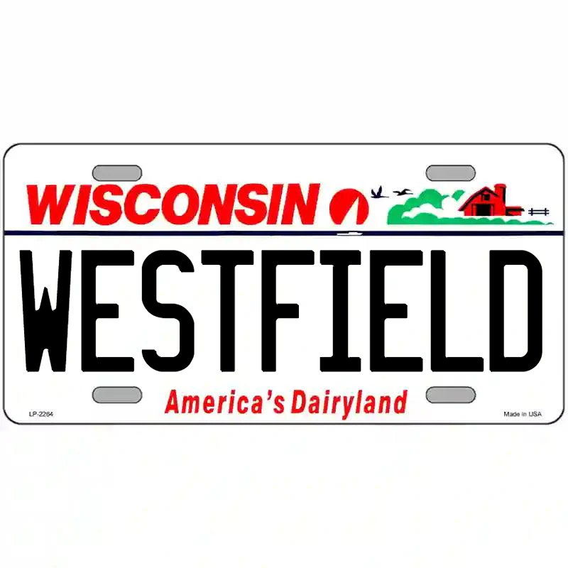 Westfield Wisconsin Metal Sign