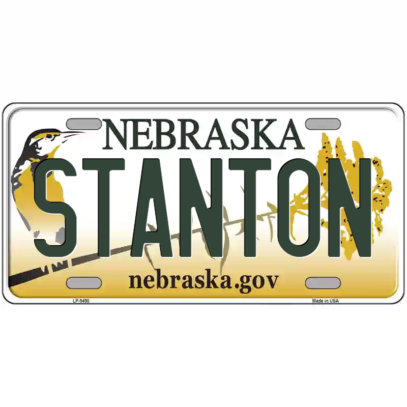 Stanton Nebraska Metal Sign