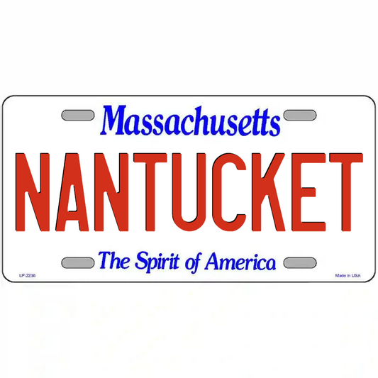 Nantucket Massachusetts Metal Sign