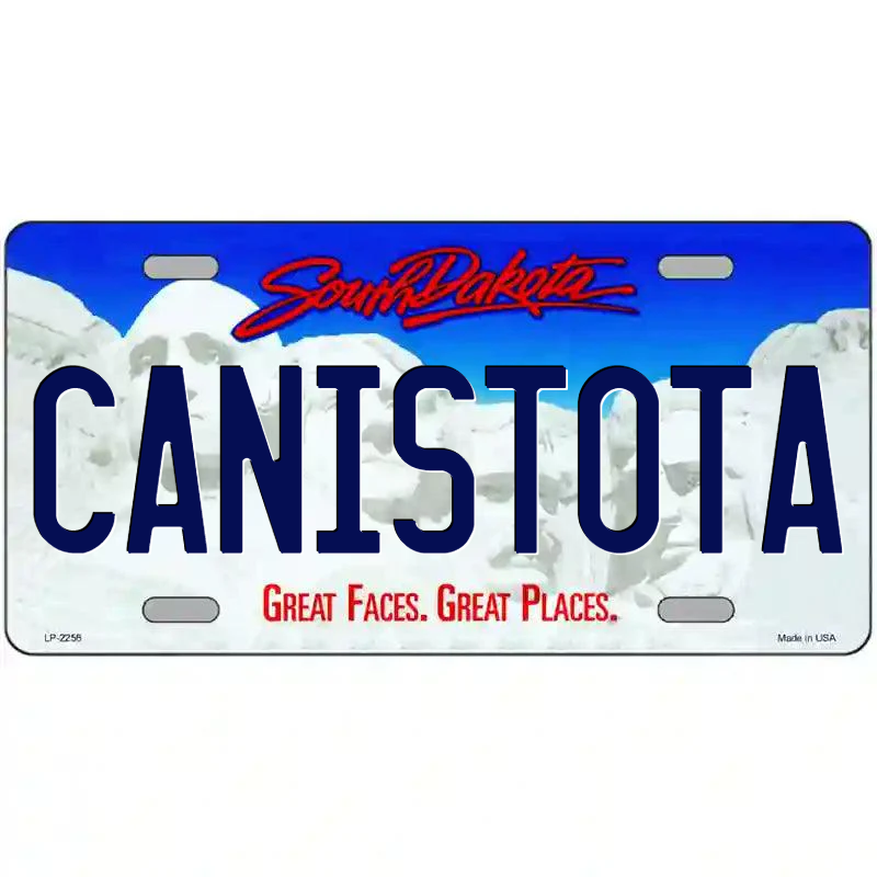 Canistota South Dakota Metal Sign