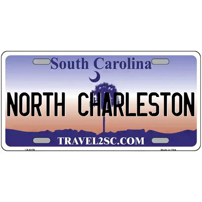 North Charleston South Carolina Metal Sign