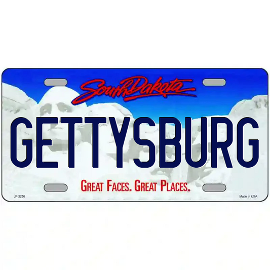 Gettysburg South Dakota Metal Sign