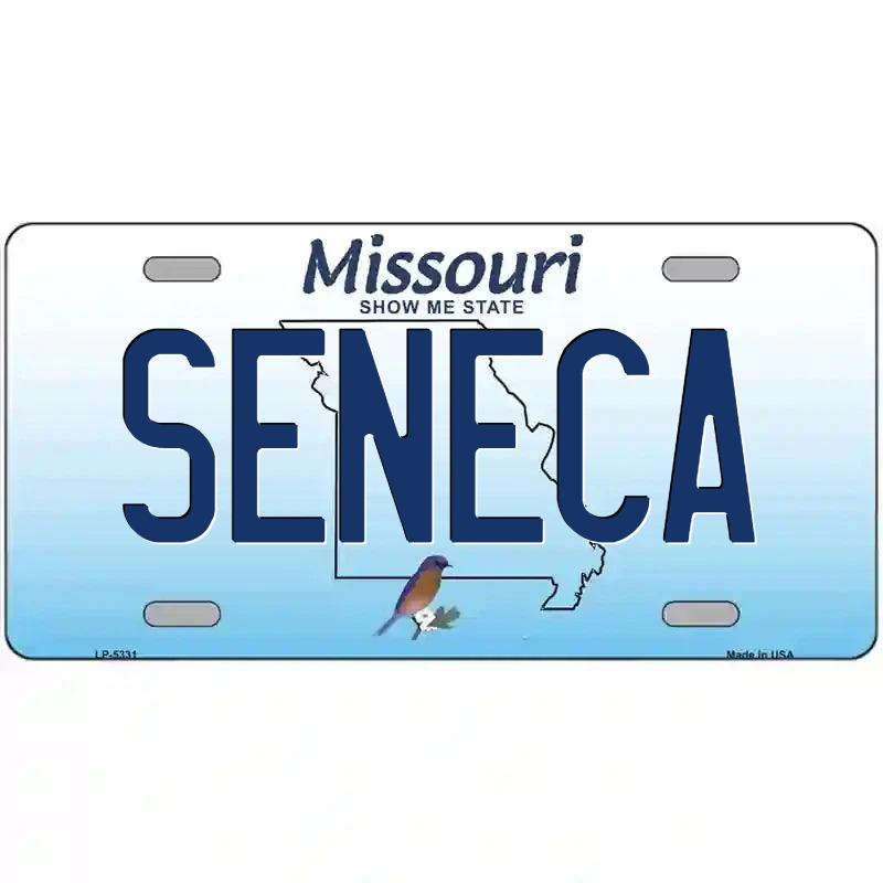 Seneca Missouri Metal Sign