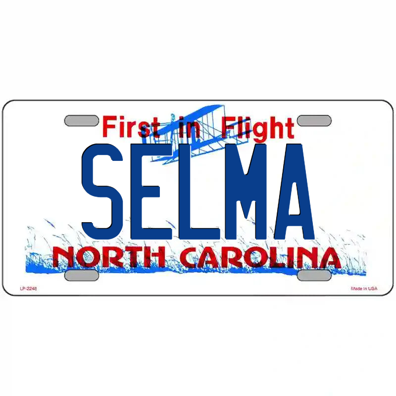 Selma North Carolina Metal Sign