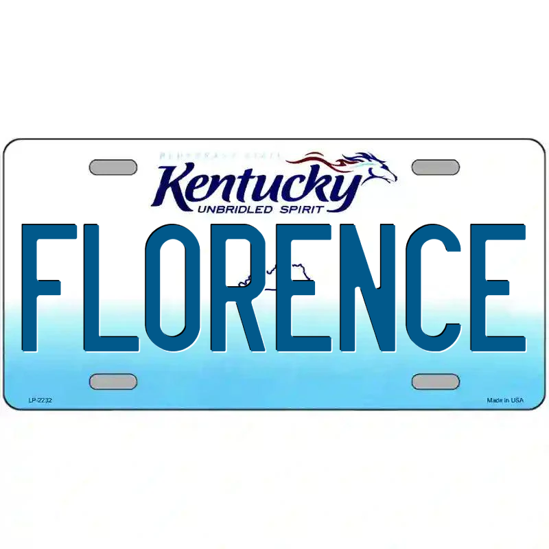 Florence Kentucky Metal Sign