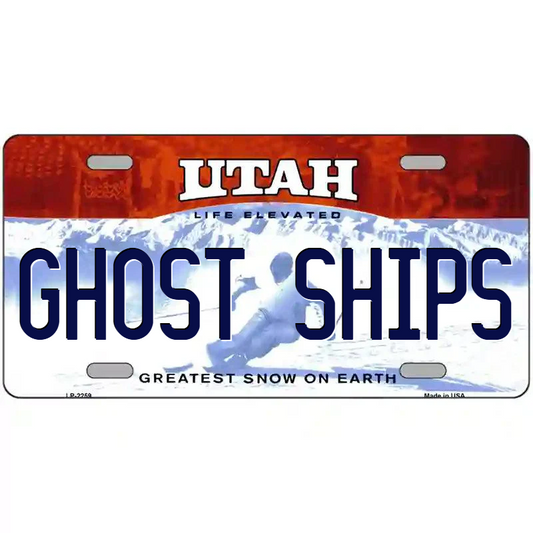 Ghost Ships Utah Metal Sign