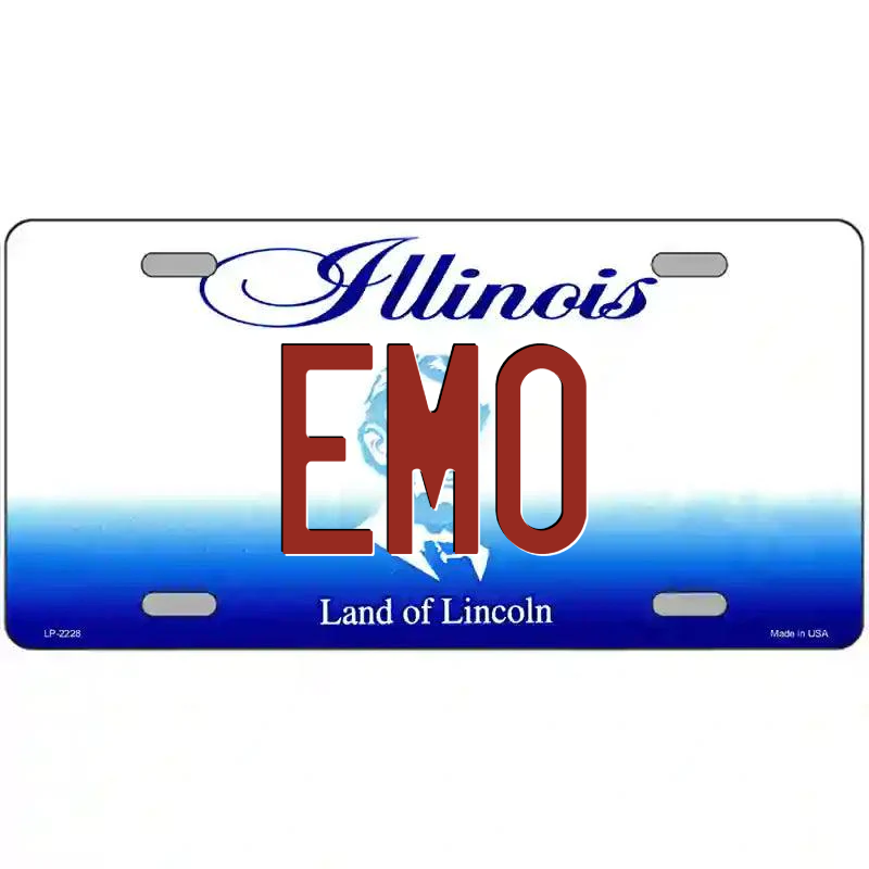 Emo Illinois Metal Sign