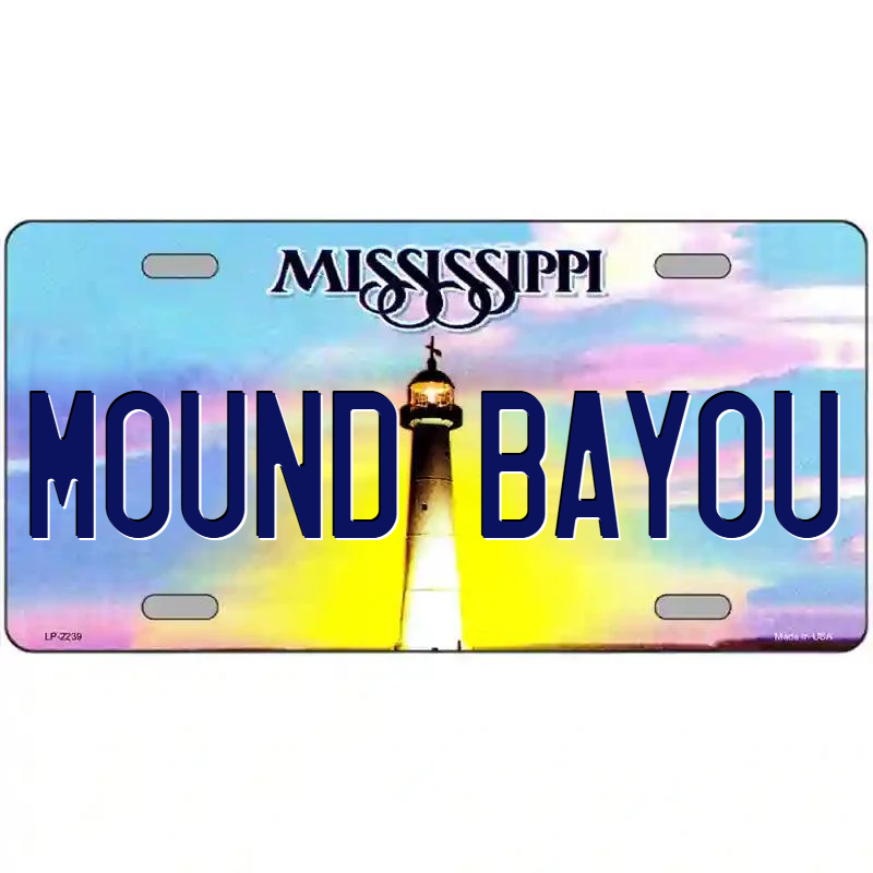 Mound Bayou Mississippi Metal Sign