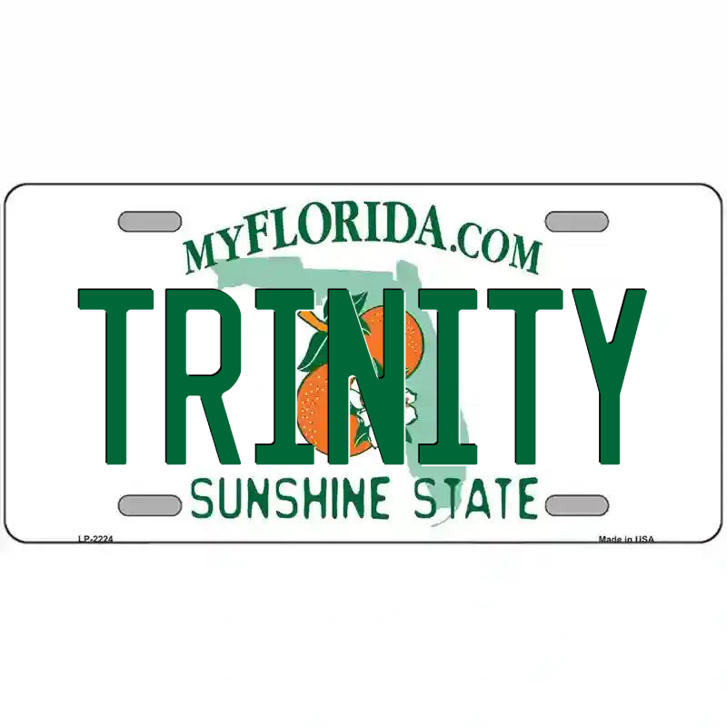 Trinity Florida Metal Sign