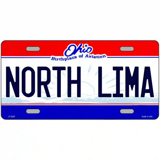 North Lima Ohio Metal Sign