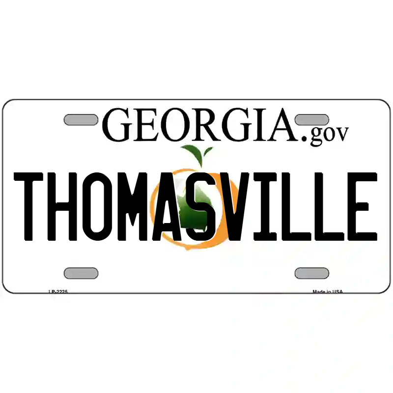 Thomasville Georgia Metal Sign