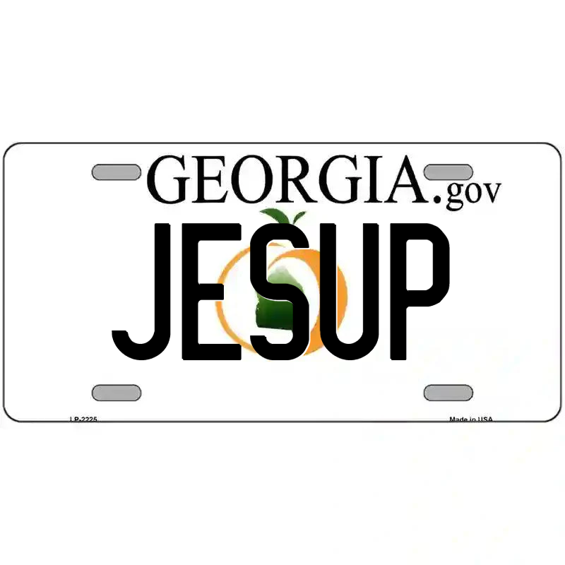 Jesup Georgia Metal Sign