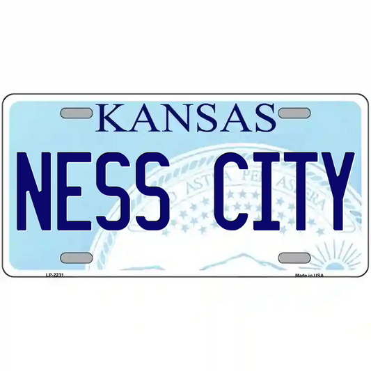 Ness City Kansas Metal Sign