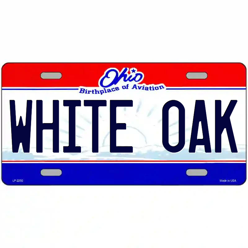 White Oak Ohio Metal Sign