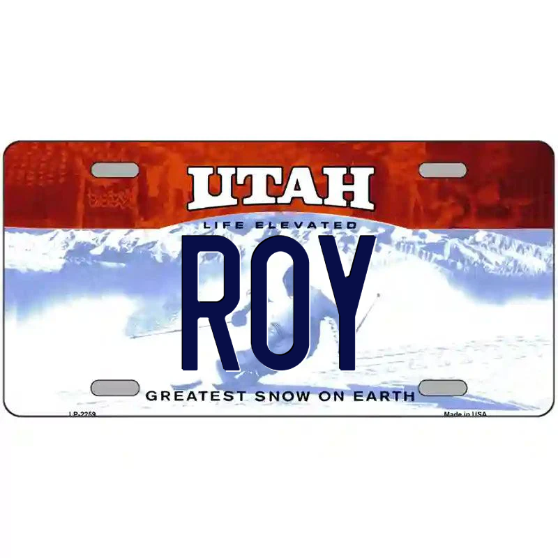 Roy Utah Metal Sign
