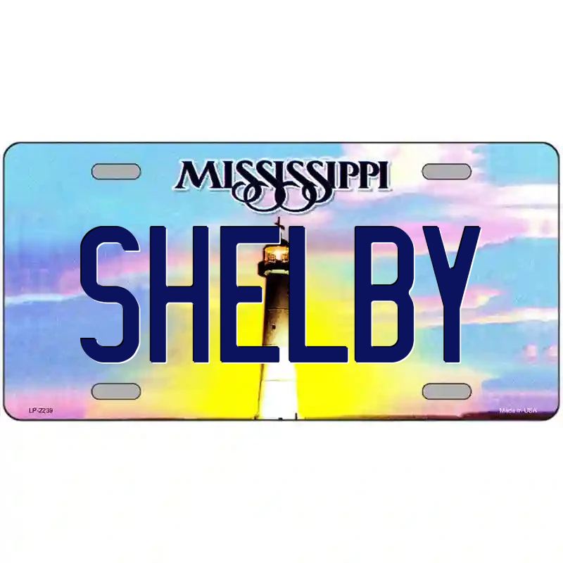 Shelby Mississippi Metal Sign