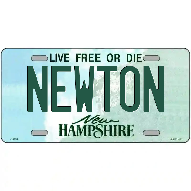 Newton New Hampshire Metal Sign