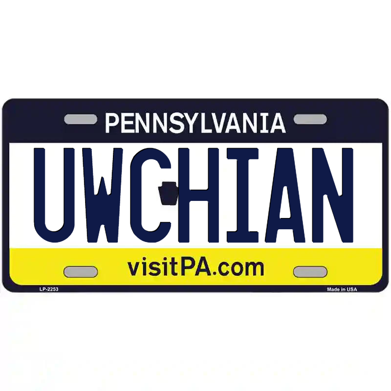 Uwchian Pennsylvania Metal Sign