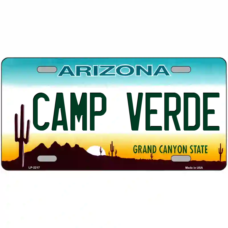 Camp Verde Arizona Metal Sign