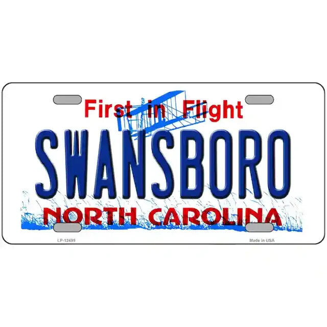 Swansboro North Carolina Metal Sign