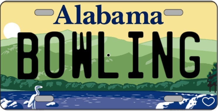 Bowling Alabama Metal Sign
