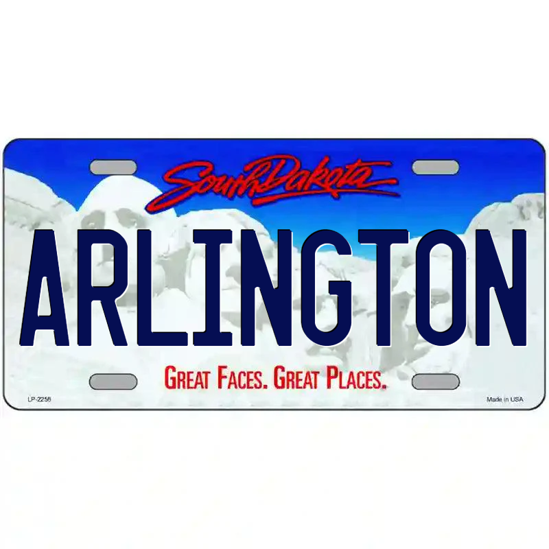 Arlington South Dakota Metal Sign