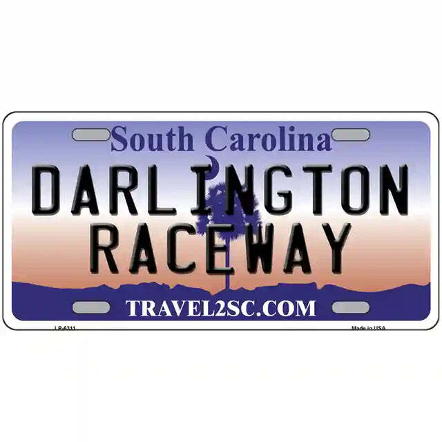 Darlington Raceway South Carolina Metal Sign
